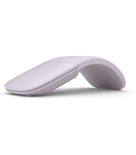 Amazon.com: Microsoft ARC Mouse – Lilac .Sleek,Ergonomic Design